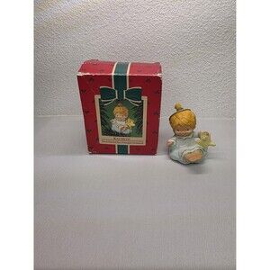 Collectible Vintage Katybeth Angel Girl with Star Hallmark Keepsake Ornament
